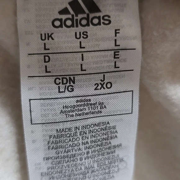 Adidas Essentials Open Hem Fleece Pants Beige - Picture 4 of 4